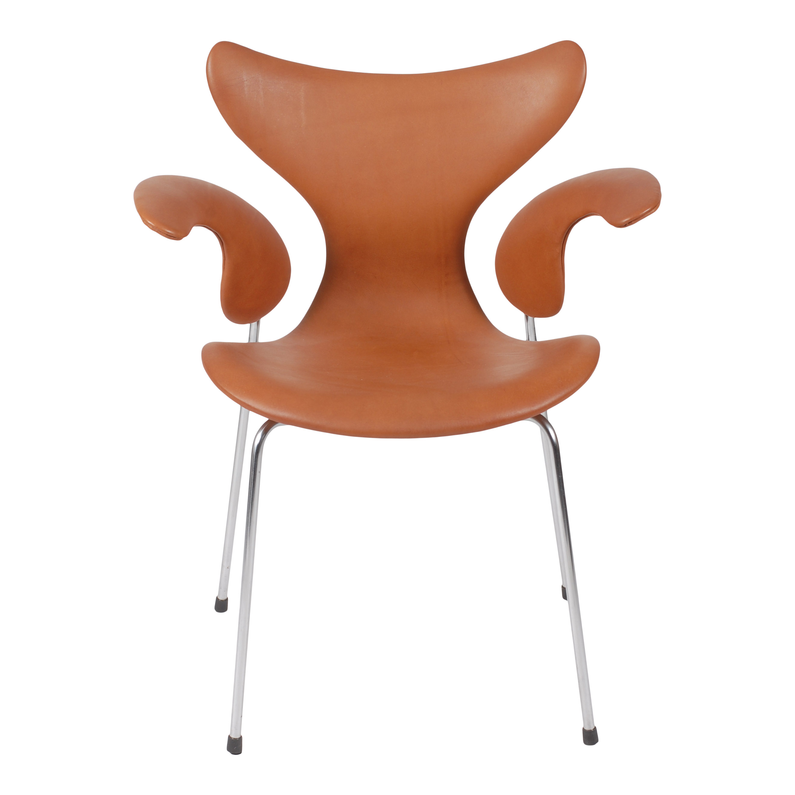 Arne Jacobsen Lily 3208 cognac aniline leather Cph Classic